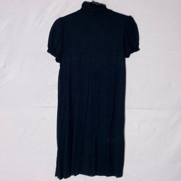 5/$25 XOXO Black Mock Neck Short Sleeve Mini Dress M - Picture 11 of 12